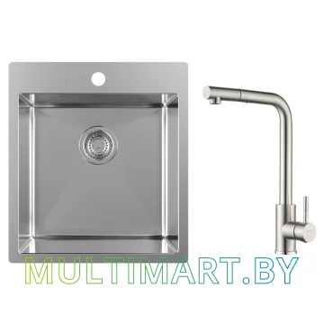 Кухонная мойка ZorG ZRN 5045 PREMIUM + MARS PREMIUM SATIN